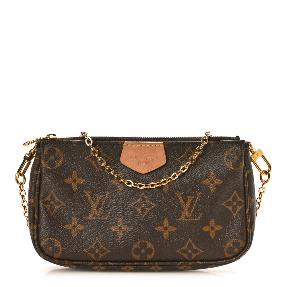 Multi Pochette Accessories 1:1 Replica Monogram Canvas Mini Pochette Purse