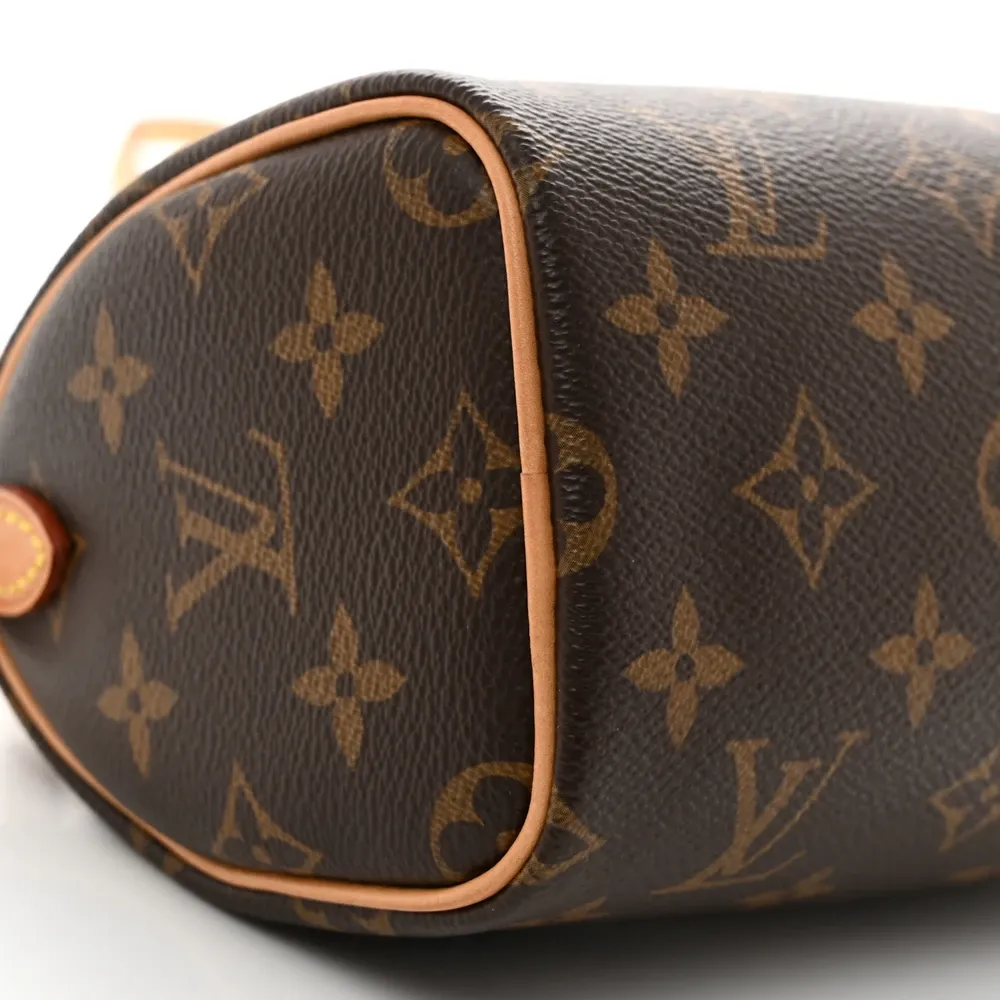 Nano Speedy BB Super Clone Monogram Canvas Mini Handbag Gold Hardware - Image 4