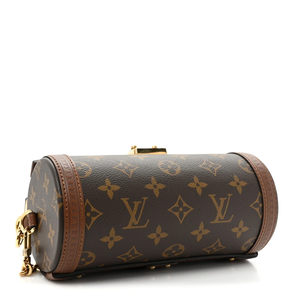 Papillon Trunk 1:1 replica Monogram Canvas Gold Hardware HandBag - Image 6