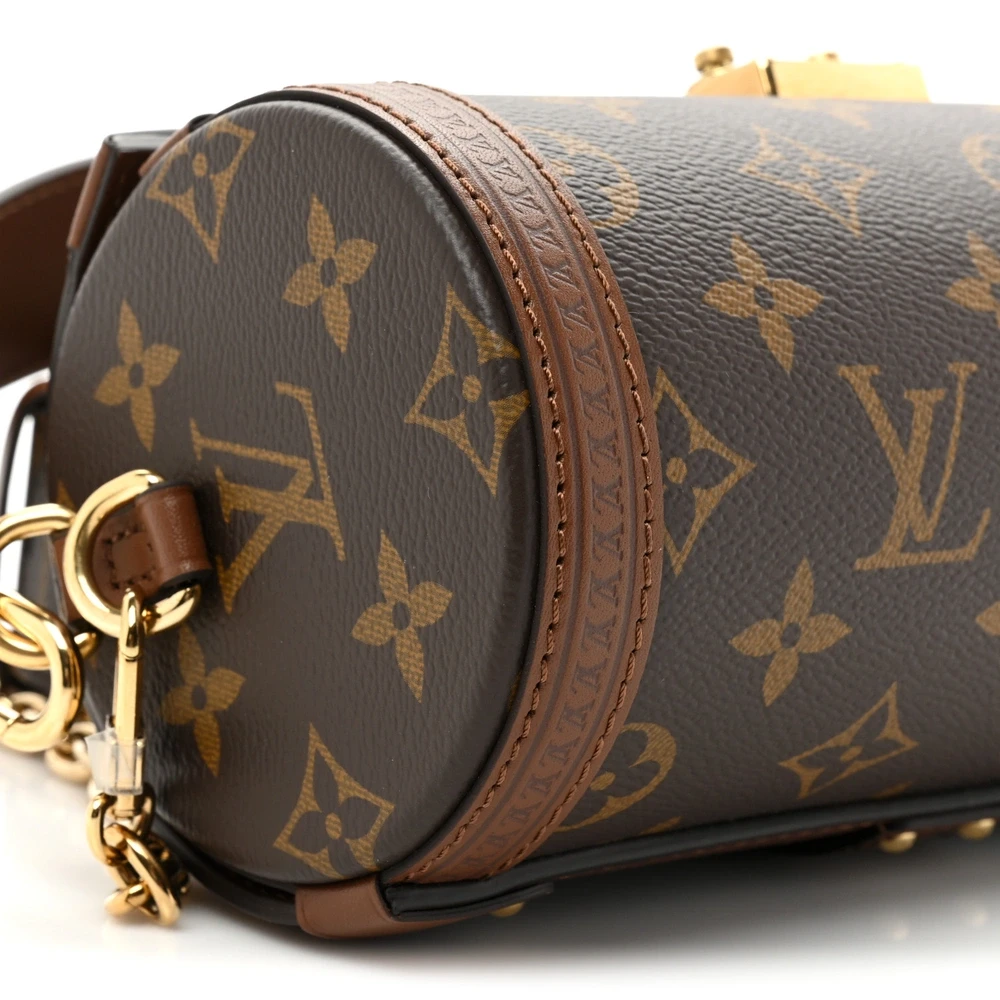 Papillon Trunk 1:1 replica Monogram Canvas Gold Hardware HandBag - Image 3