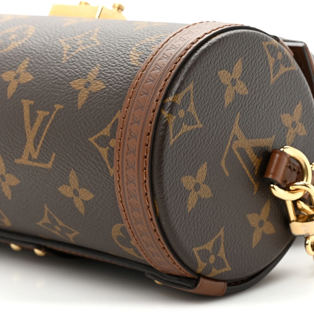 Papillon Trunk 1:1 replica Monogram Canvas Gold Hardware HandBag - Image 2
