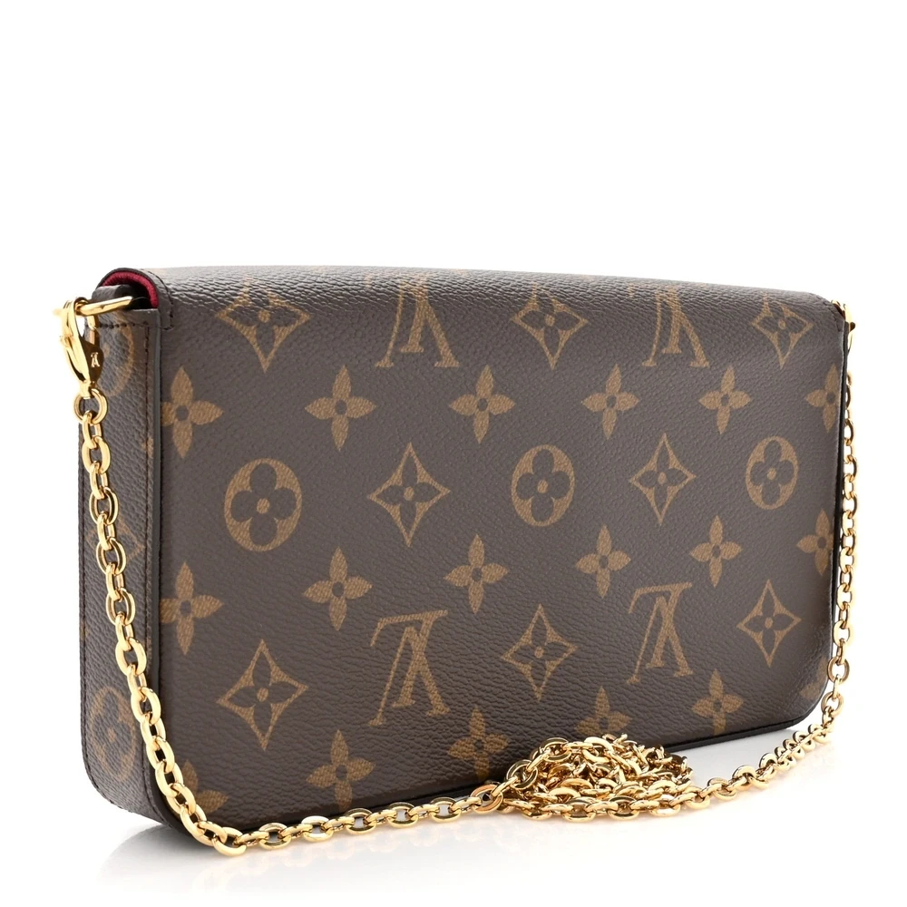 Félicie Pochette Super Clone Monogram Canvas Chain Wallet Crossbody - Image 8
