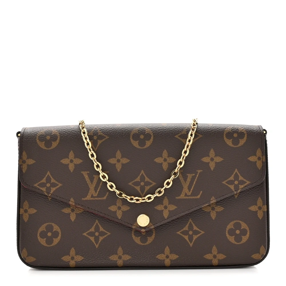 Félicie Pochette Super Clone Monogram Canvas Chain Wallet Crossbody