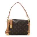 Side Trunk Super Clone Monogram Canvas Gold Hardware Crossbody Handbag
