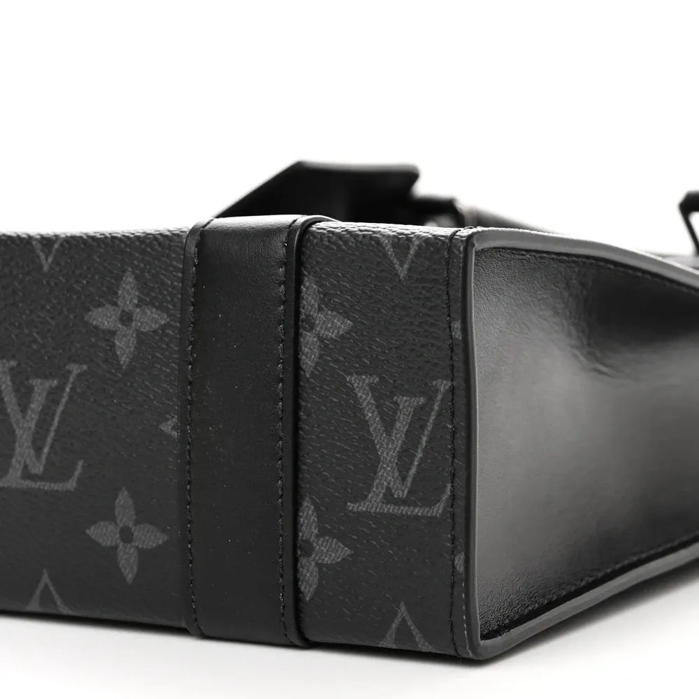 Mini Sac Plat Super Clone Eclipse Monogram Canvas Compact Flat Bag - Image 6