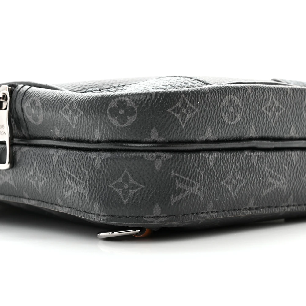 Amazone Sling Bag 1:1 Replica Monogram Eclipse Patchwork Canvas Crossbody Bag - Image 3