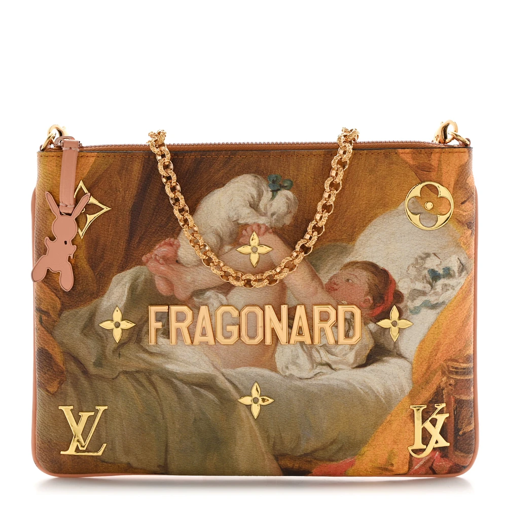 Pochette PM 1:1 Replica Masters Jeff Koons Fragonard Monogram Canvas Shoulder Bag