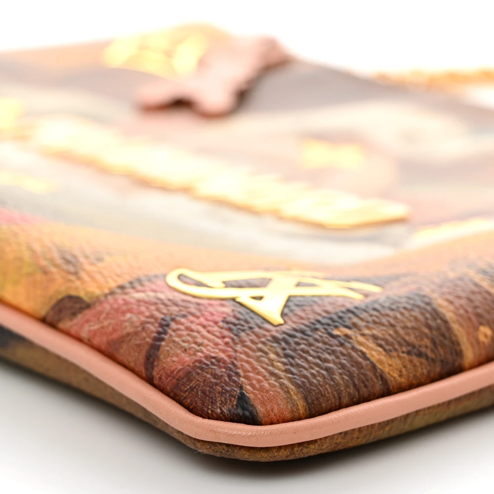 Pochette PM 1:1 Replica Masters Jeff Koons Fragonard Monogram Canvas Shoulder Bag - Image 2