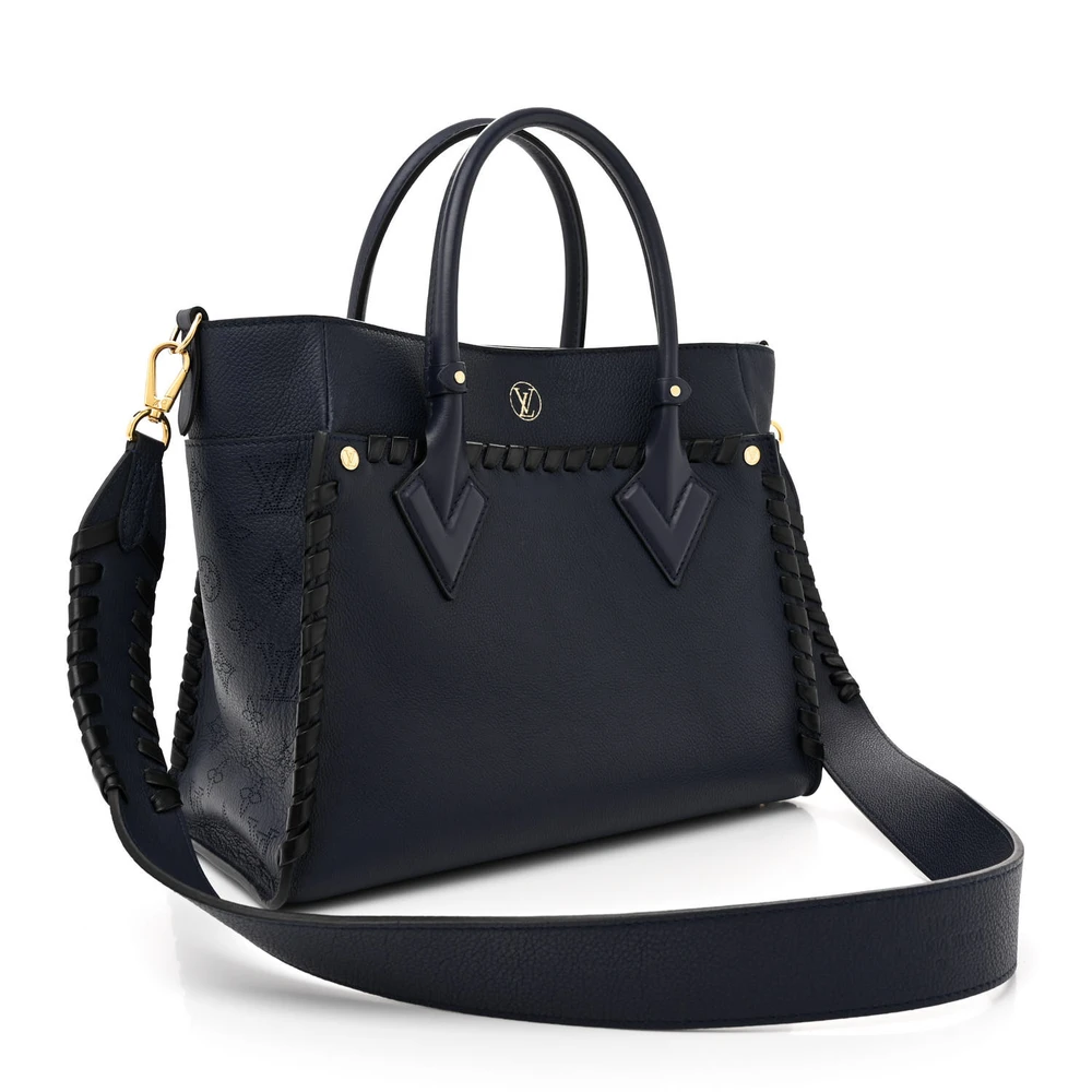On My Side MM Super Clone Calfskin Braided Mahina Leather Gold Hardware ShoulderBag - Image 8