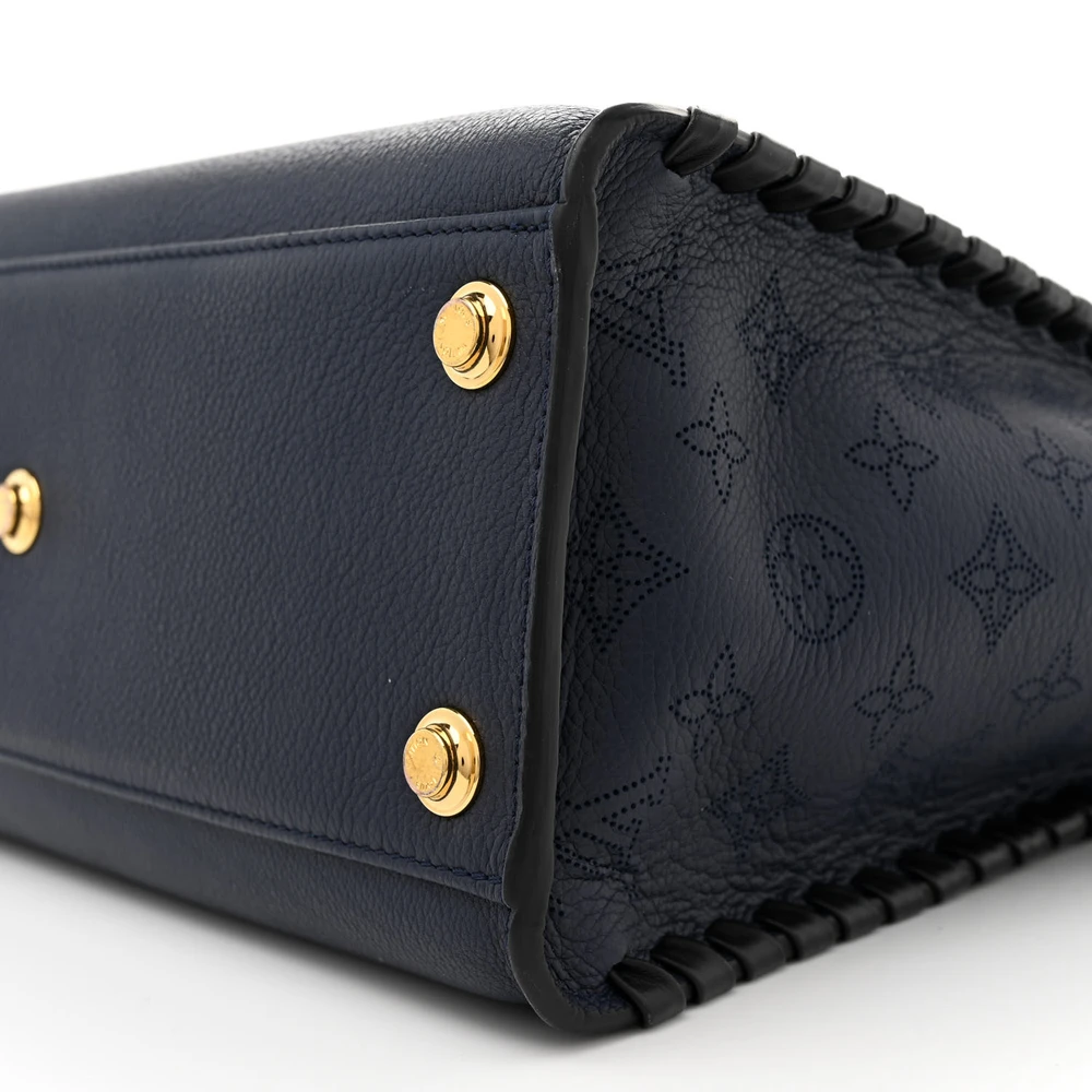On My Side MM Super Clone Calfskin Braided Mahina Leather Gold Hardware ShoulderBag - Image 2