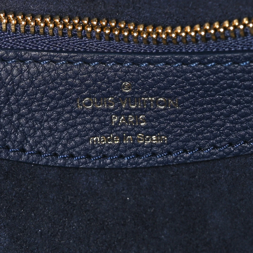 Diane 1:1 Replica Navy Cream Empreinte Giant Monogram Leather Bag - Image 4