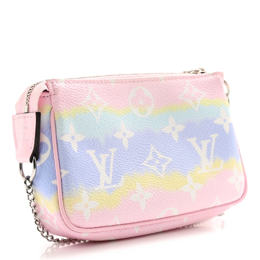 Escale Mini Pochette 1:1 Replica Colorful Monogram Canvas Shoulder Pouch - Image 5