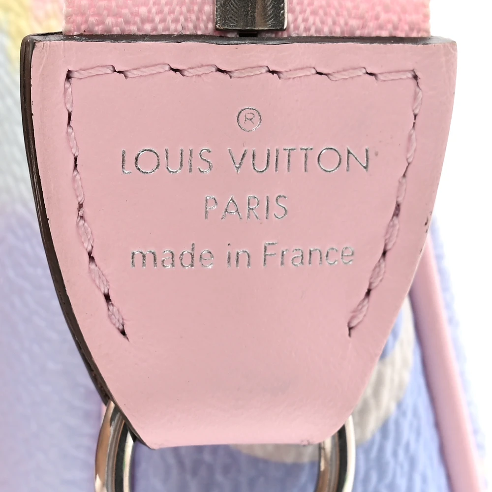 Escale Mini Pochette 1:1 Replica Colorful Monogram Canvas Shoulder Pouch - Image 2