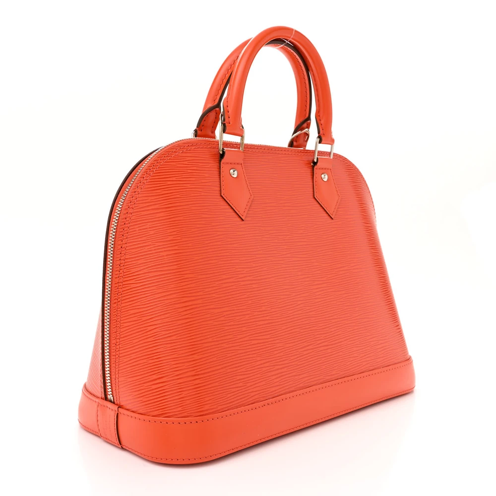 Alma PM Super Clone Piment Red Epi Leather Structured Handbag - Image 9