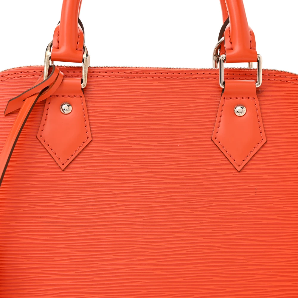 Alma PM Super Clone Piment Red Epi Leather Structured Handbag - Image 6