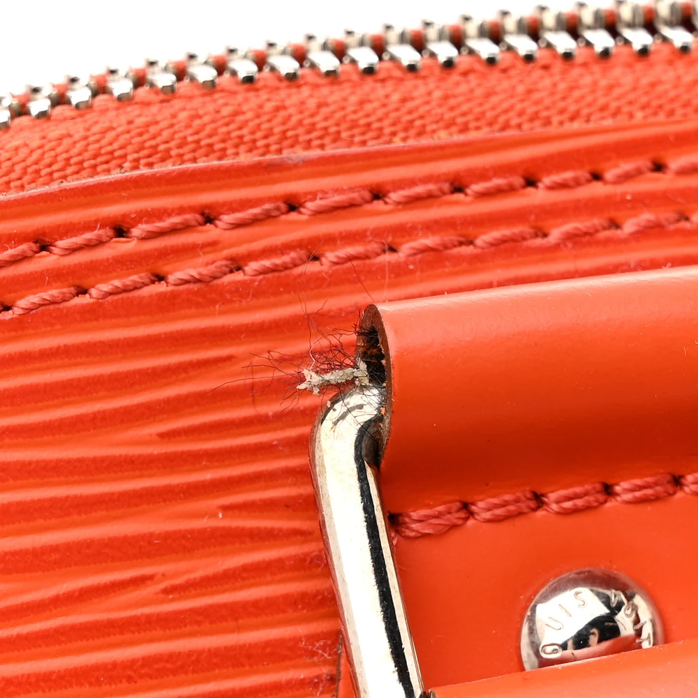 Alma PM Super Clone Piment Red Epi Leather Structured Handbag - Image 5