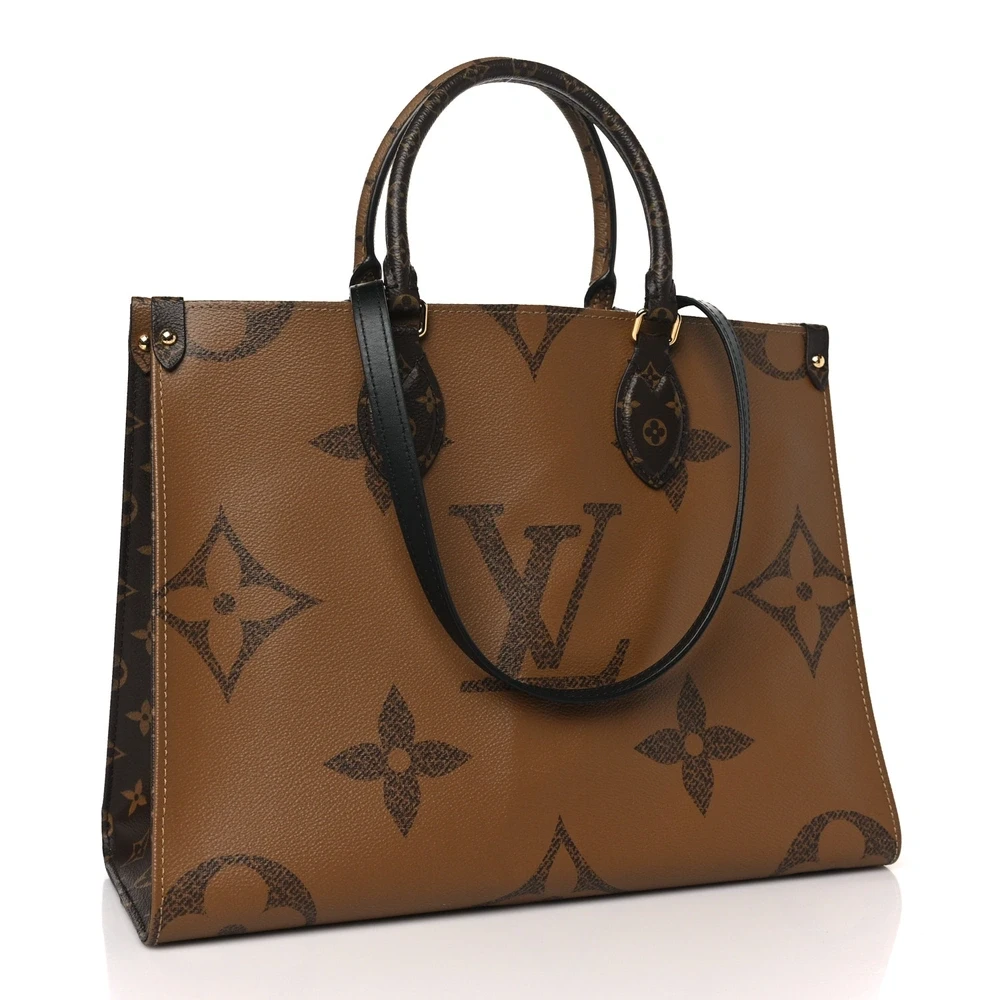 OnTheGo MM 1:1 Replica Louis Vuitton Monogram Canvas Large Shoulder Tote Bag - Image 8