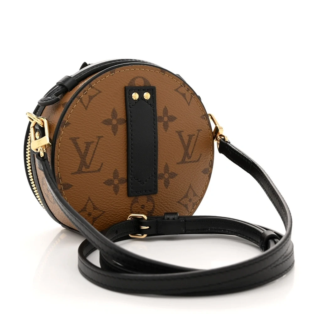 Boîte Chapeau BB 1:1 Replica Reverse Monogram Canvas Mini Crossbody Bag - Image 7