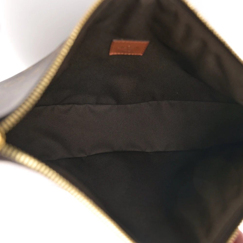 Reverse Monogram Loop Hobo 1:1 Replica Canvas Shoulder Bag with Gold Hardware - Image 5