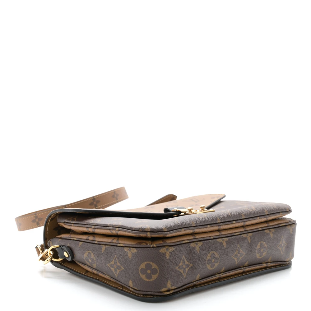 Pochette Metis PM Super Clone Reverse Monogram Canvas Gold Hardware Crossbody Handbag - Image 8