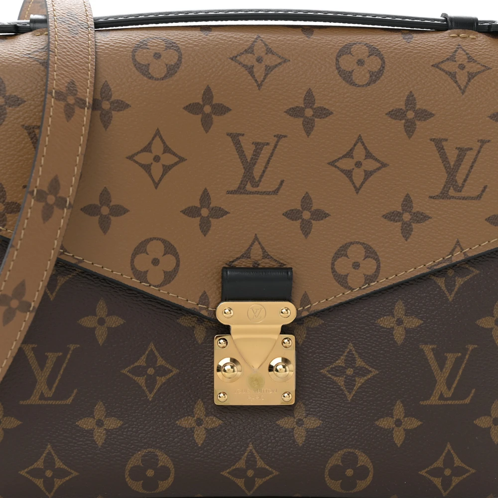 Pochette Metis PM Super Clone Reverse Monogram Canvas Gold Hardware Crossbody Handbag - Image 6