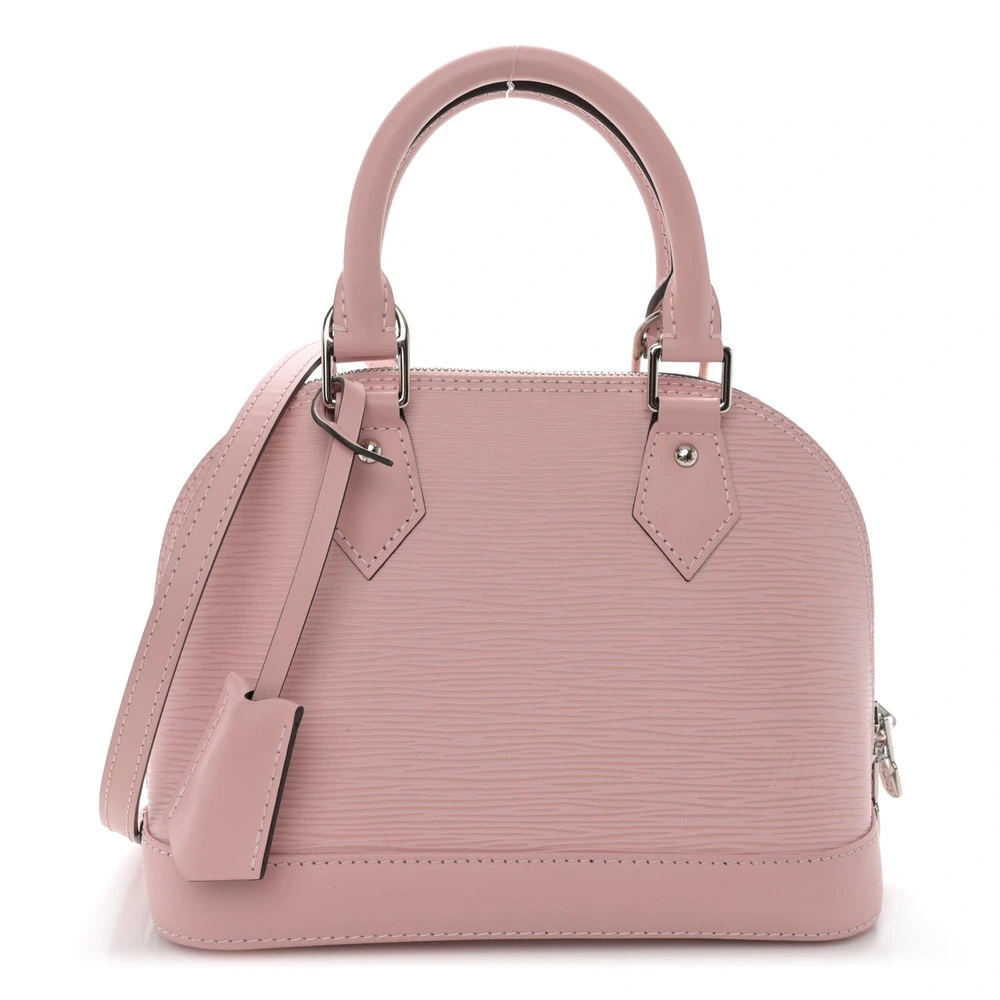 Alma BB Super Clone Rose Ballerine Epi Leather Silver Hardware HandBag
