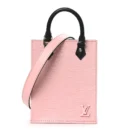 Petit Sac Plat Super Clone Rose Ballerine with Soft Pink Epi Leather Tote/ShoulderBag