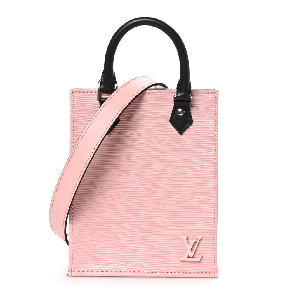 Petit Sac Plat Super Clone Rose Ballerine with Soft Pink Epi Leather Tote/ShoulderBag