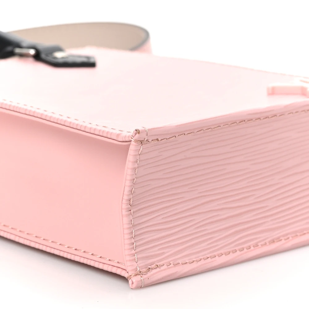 Petit Sac Plat Super Clone Rose Ballerine with Soft Pink Epi Leather Tote/ShoulderBag - Image 3