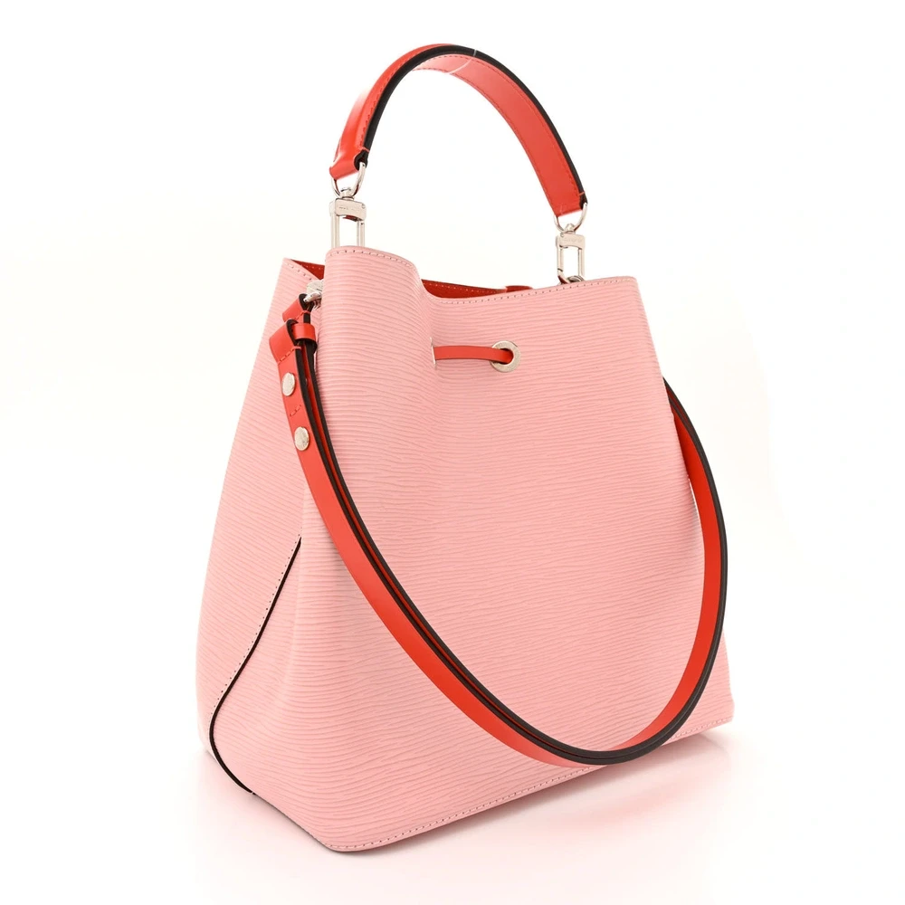 NeoNoe MM 1:1 Replica in Rose Ballerine and Orange Epi Leather Drawstring Bucket Shoulder Bag - Image 8