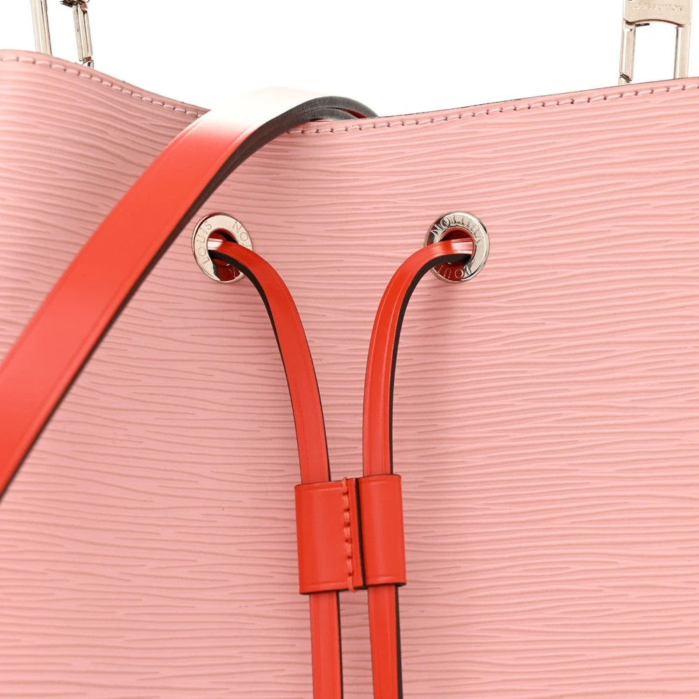 NeoNoe MM 1:1 Replica in Rose Ballerine and Orange Epi Leather Drawstring Bucket Shoulder Bag - Image 5