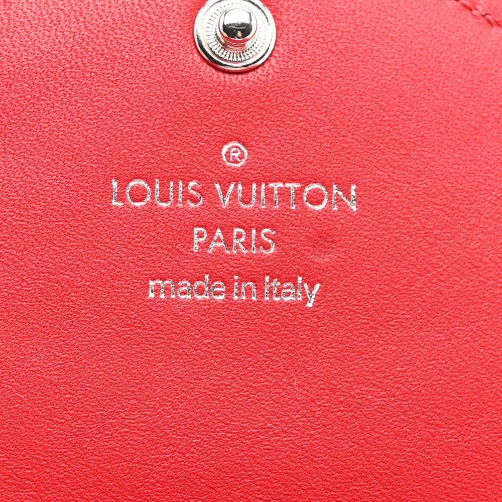 Rouge Calfskin1:1 Replica Wallet with Silver Hardware CrossBody ShoulderBag - Image 2