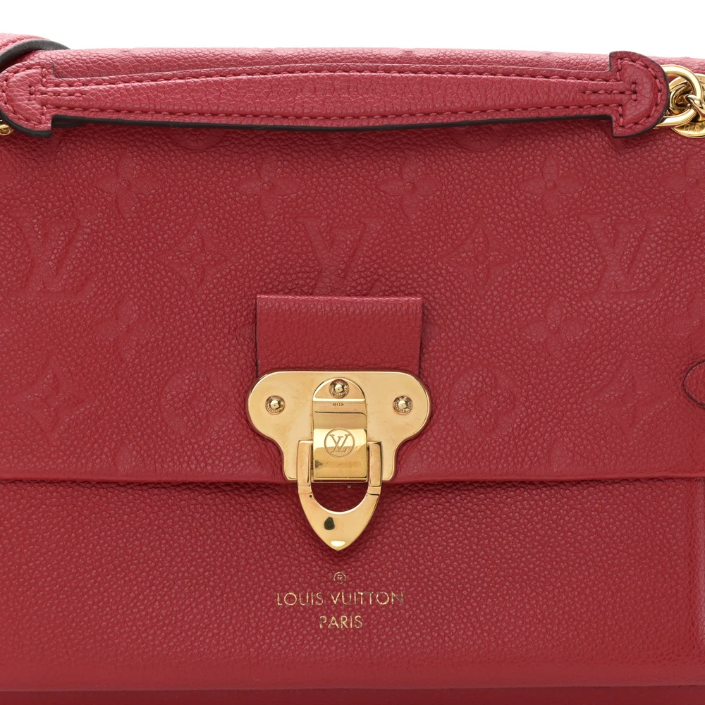 Vavin PM 1:1 Replica Scarlet Empreinte Leather Brass Hardware Shoulder Handbag - Image 6