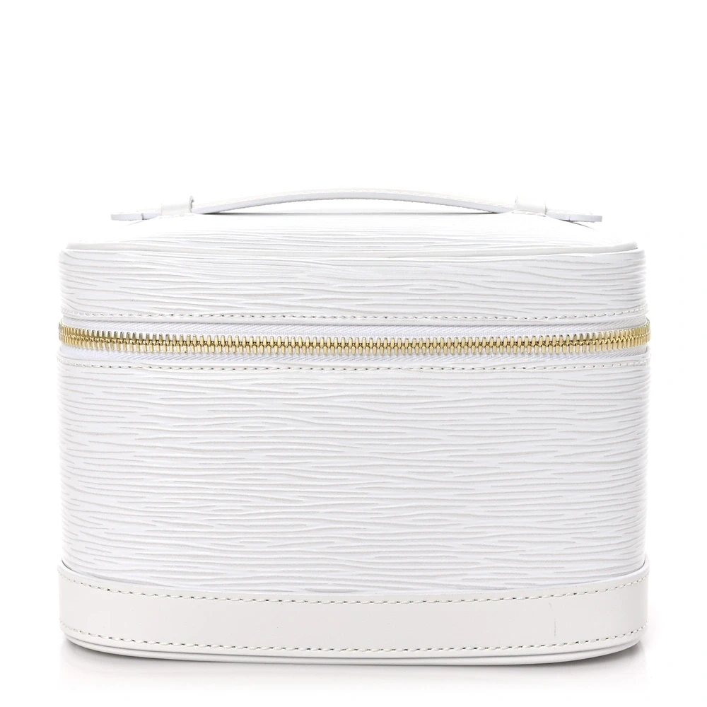 1:1 Mirror Quality Replica White Epi Leather Nice BB HandBag