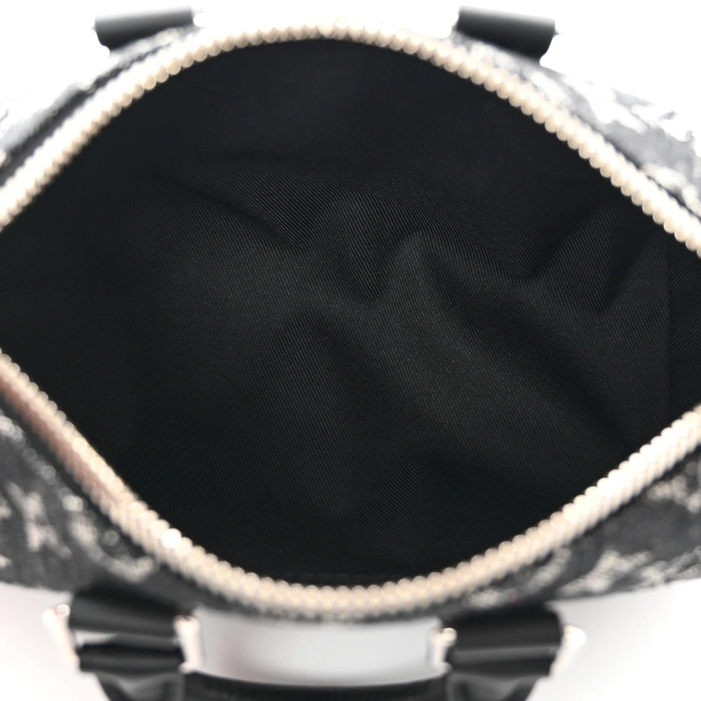 Super Clone LV Keepall XS Monogram Denim Drip Crossbody Travel Bag - Image 5