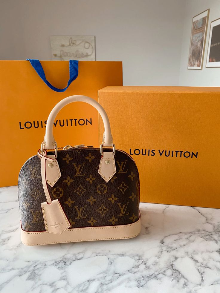 "Alma BB super clone Louis Vuitton Epi leather structured bag",AAAquality bags