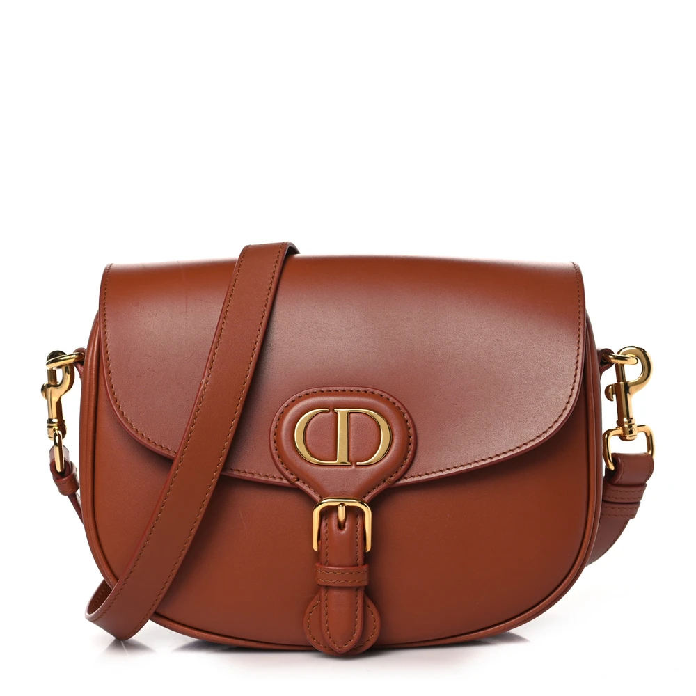 Front view D!0r Medium Bobby Bag with gold-tone hardware
