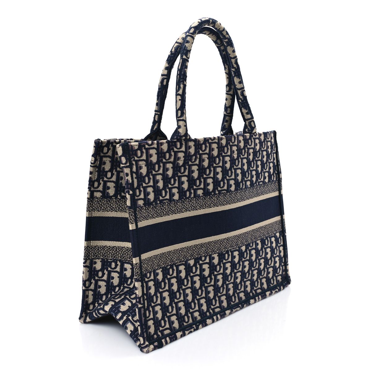 D!0r Blue Multicolor Oblique embroidered canvas – SuperClone Tote Bags - Image 6