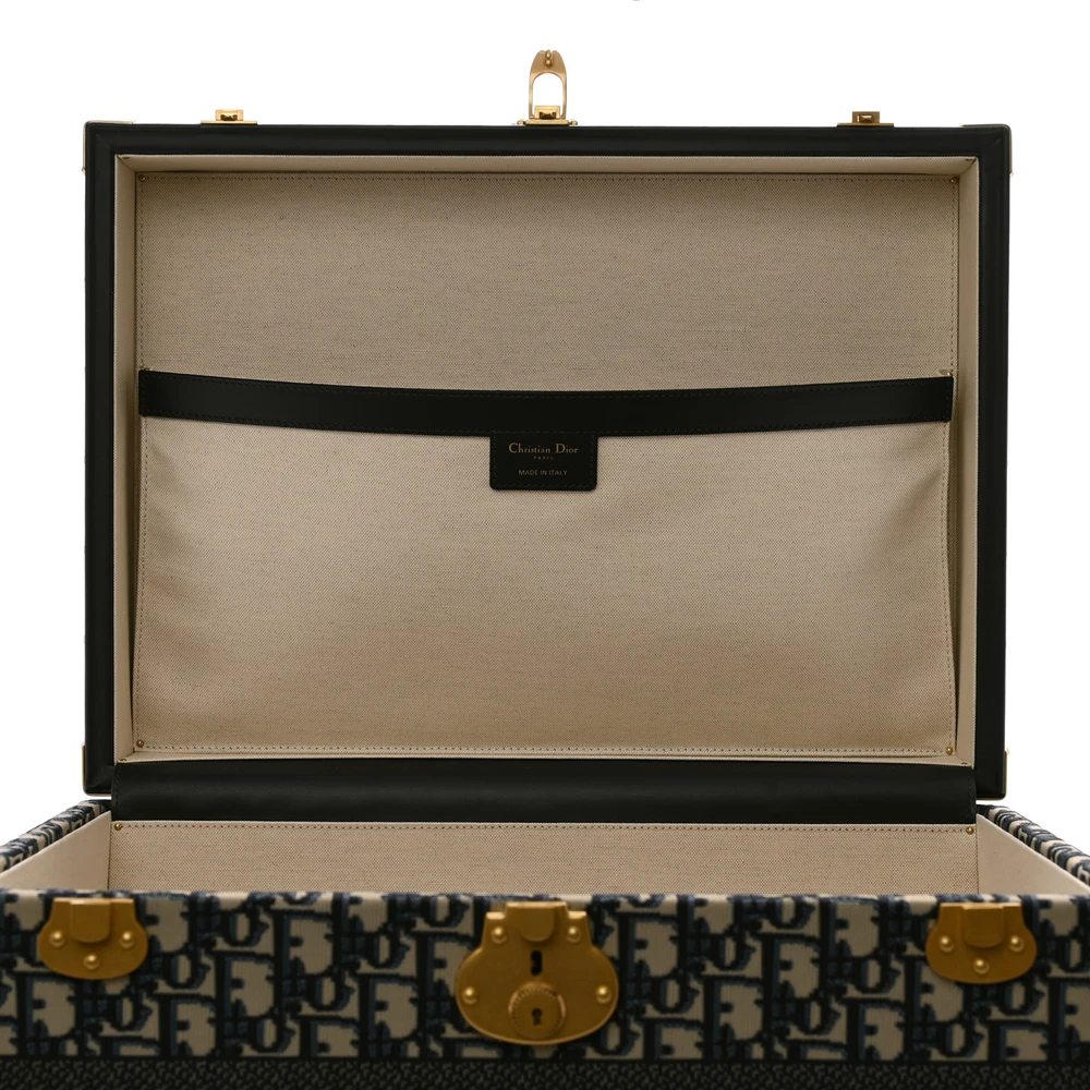 Vespa Top Trunk Blue Oblique Jacquard Canvas -1:1 Replica - Image 3