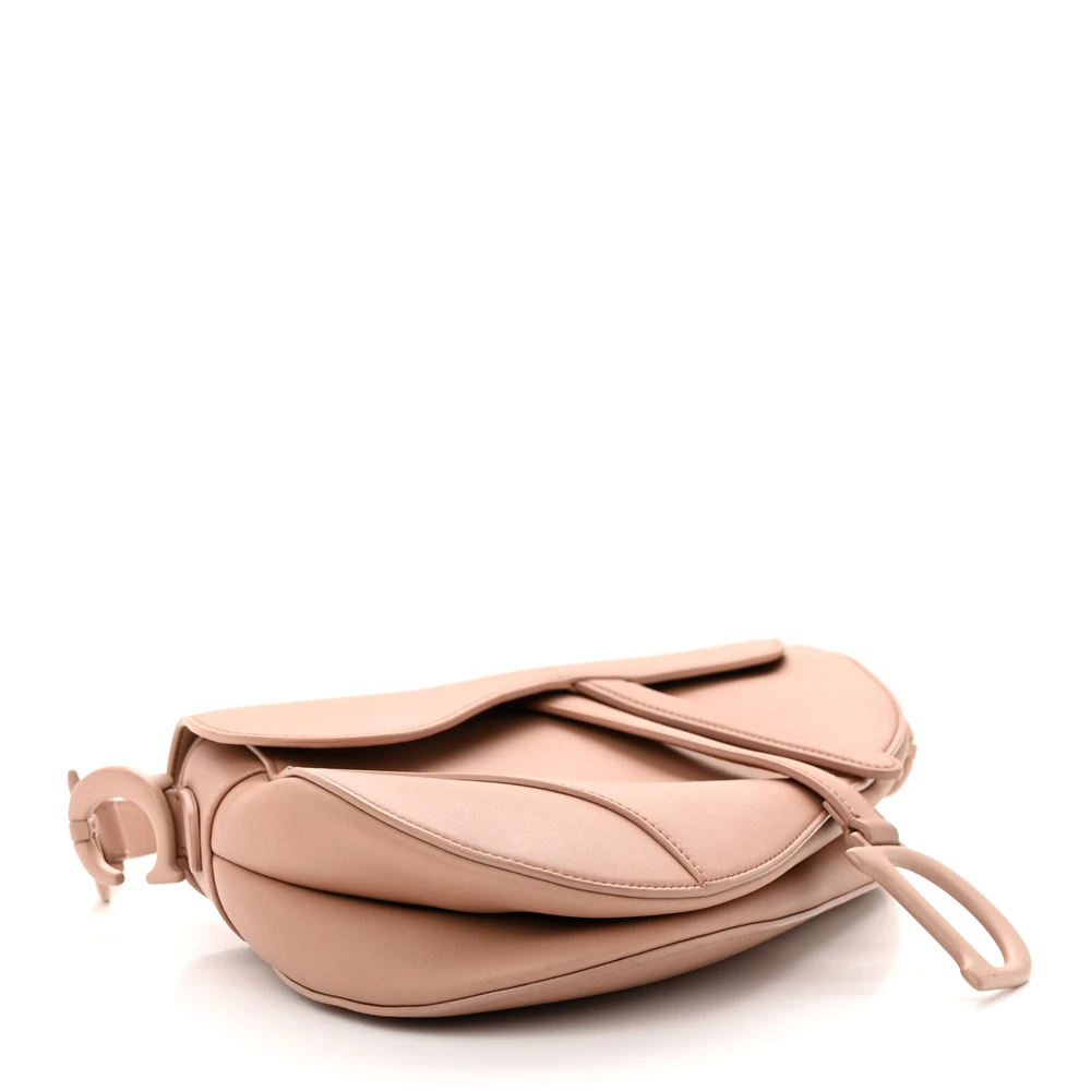 D!0r Blush Ultra-Matte Calfskin Leatherr – Super Clone Saddle Bag - Image 3