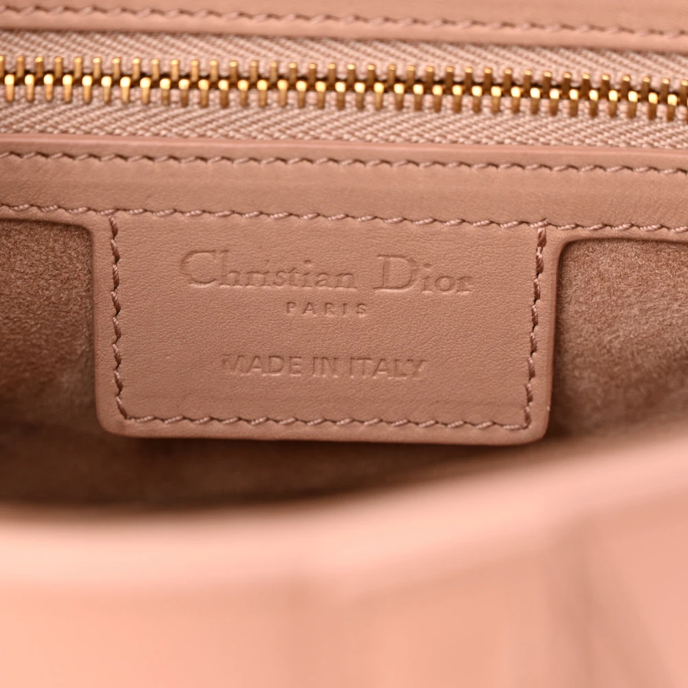D!0r Blush Ultra-Matte Calfskin Leatherr – Super Clone Saddle Bag - Image 5