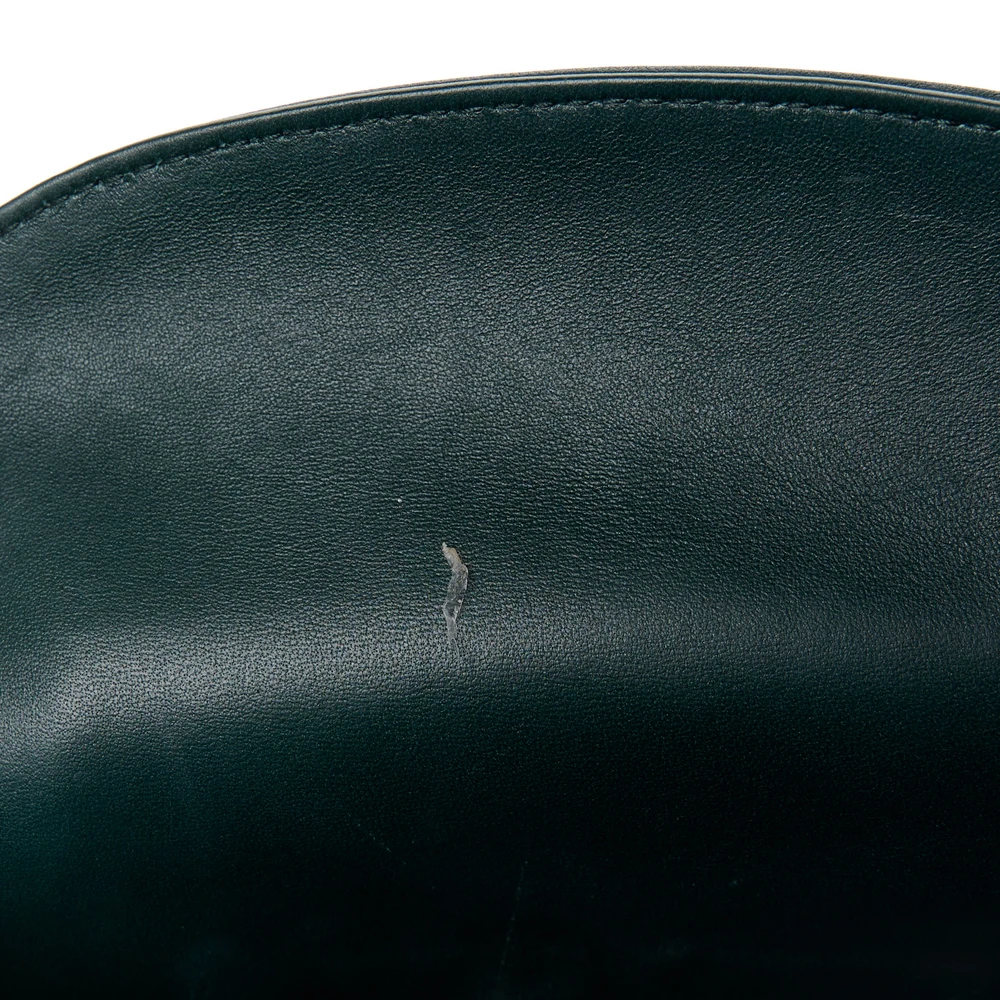 Mini Lady Bag in Deep Green Lambskin Leather – 1:1 Replica Handbag with Gold Hardware - Image 7
