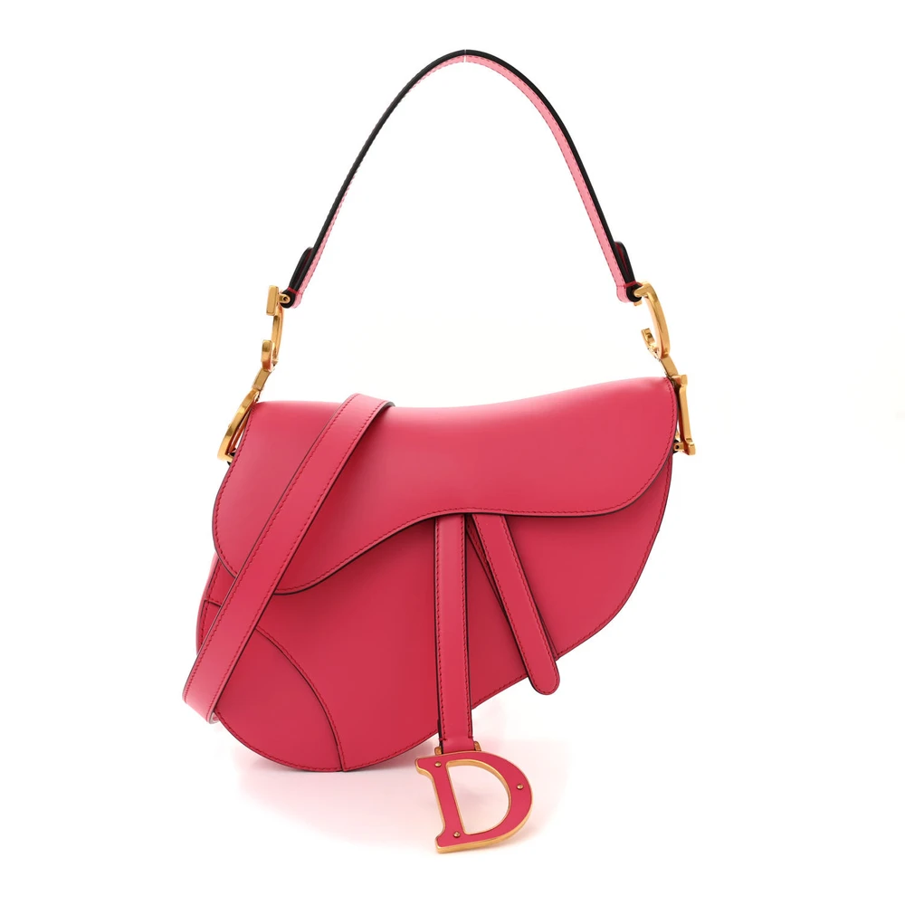 Saddle Bag Ultra Smooth Fuchsia Calfskin – High-End Replica Bag - Image 2