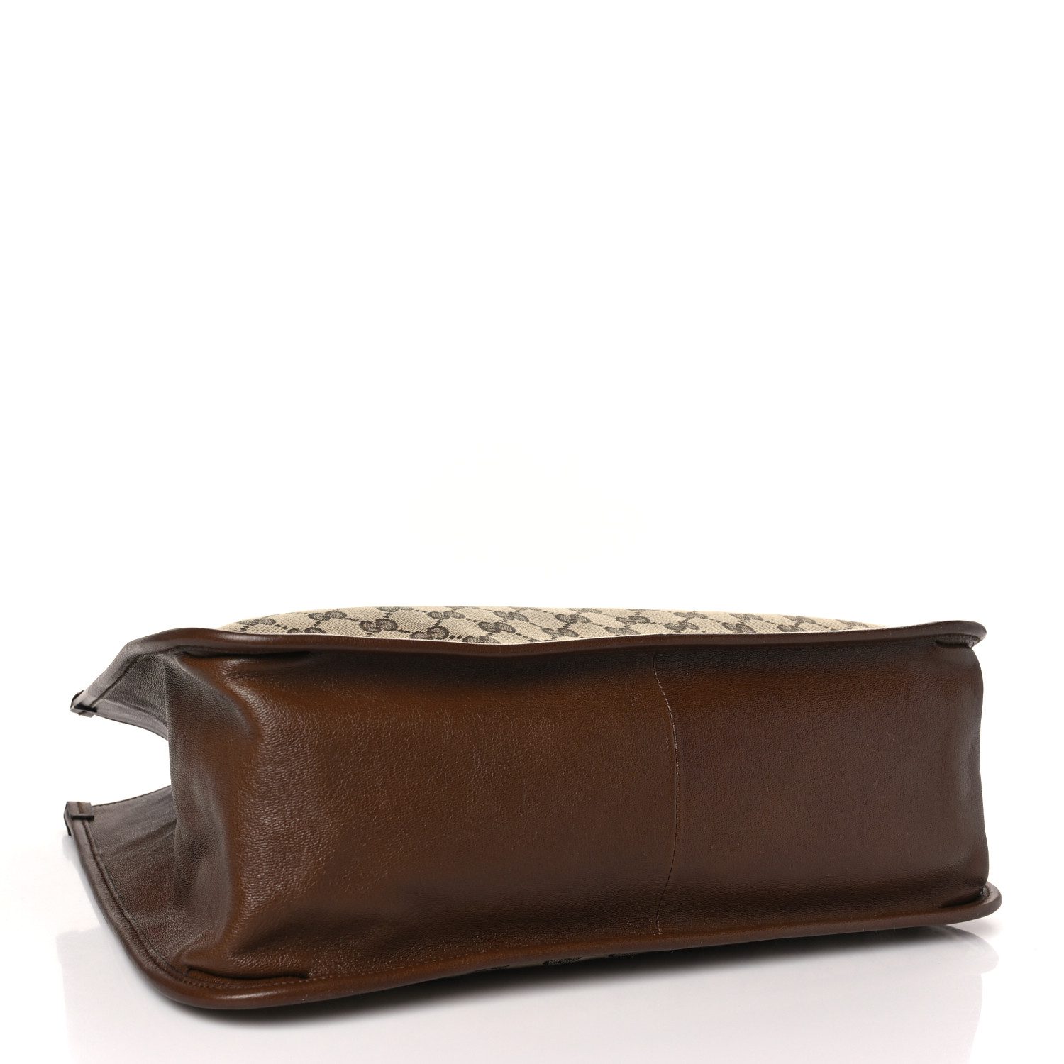 GG Monogram Horsebit 1955 in Beige Brown Sugar Canvas – SuperClone Tote Bag - Image 4