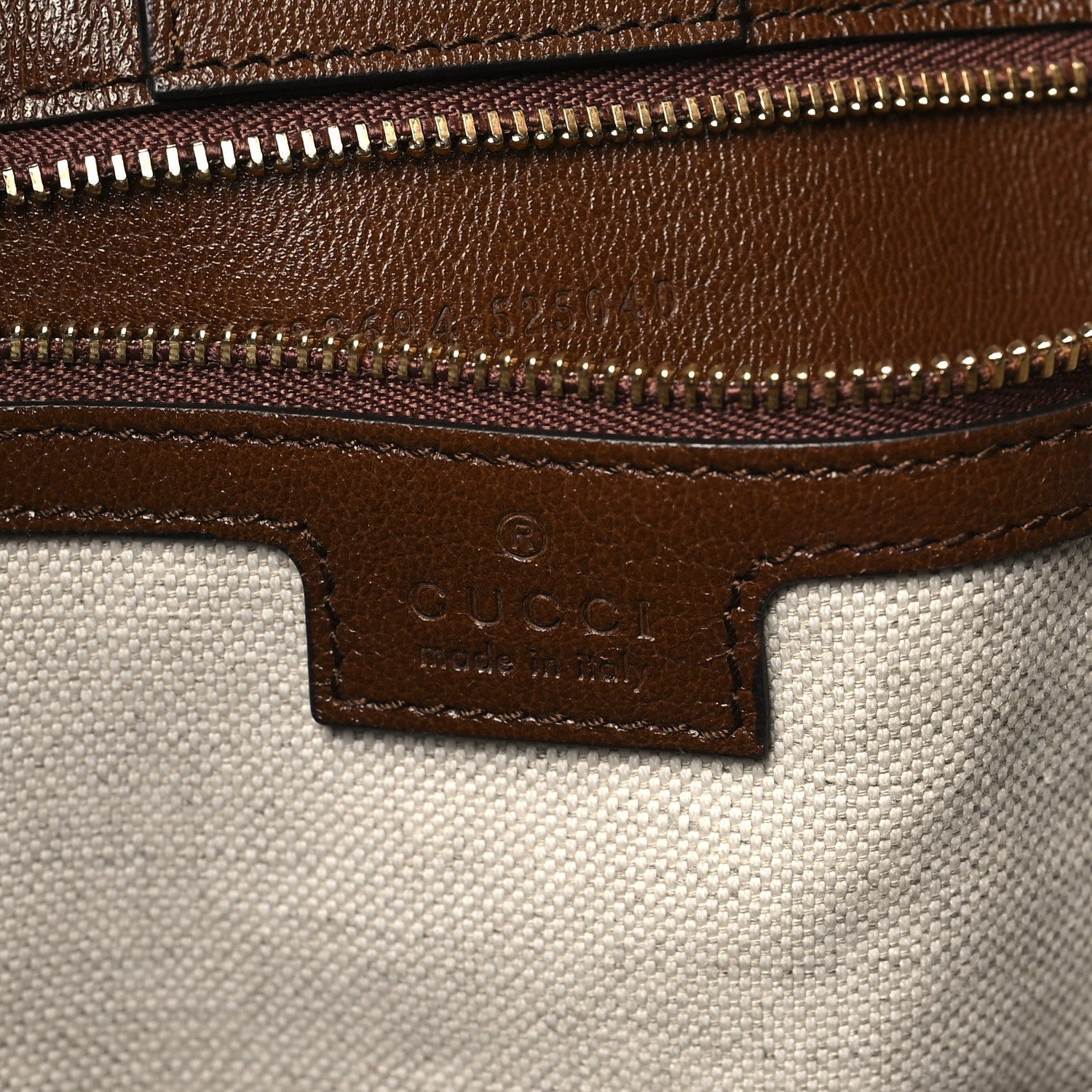 GG Monogram Horsebit 1955 in Beige Brown Sugar Canvas – SuperClone Tote Bag - Image 5
