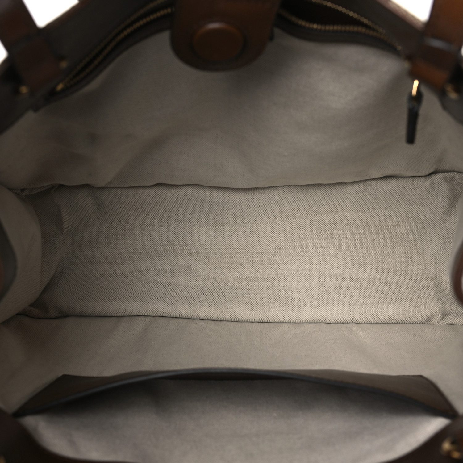 GG Monogram Horsebit 1955 in Beige Brown Sugar Canvas – SuperClone Tote Bag - Image 3