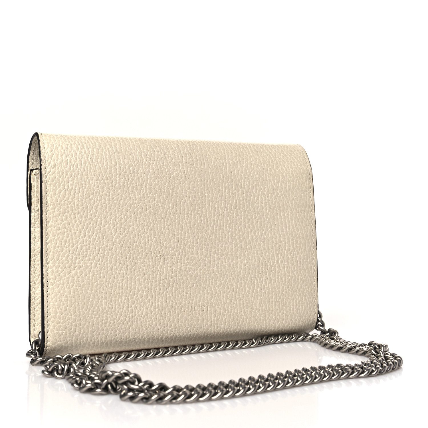 GG Dollar Calfskin Mini Dionysus Chain Wallet Mystic White – Mirror Quality Wallet - Image 6