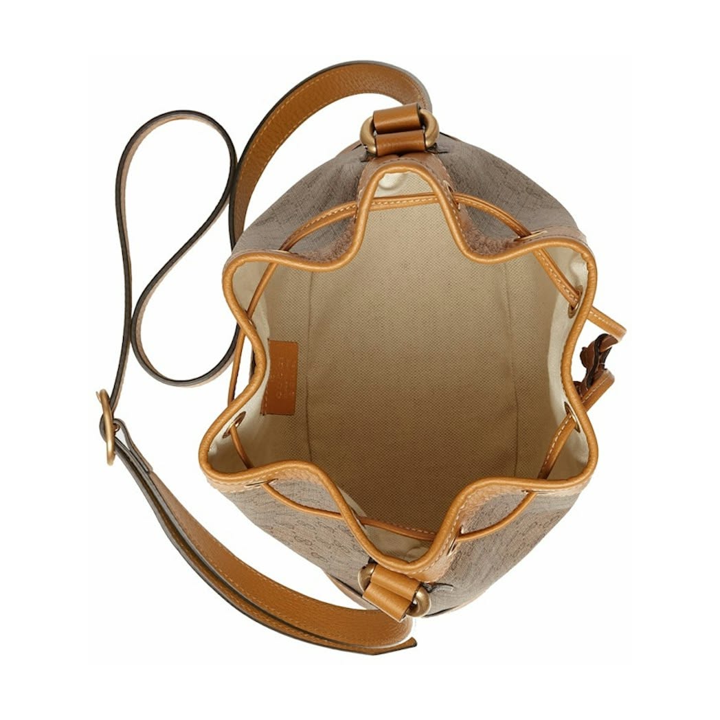Gucc!x Disney Mini Vintage GG Supreme Monogram Bucket Bag – Mirror Quality Handbag - Image 6