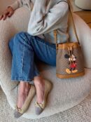 Gucc!x Disney Mini Vintage GG Supreme Monogram Bucket Bag – Mirror Quality Handbag